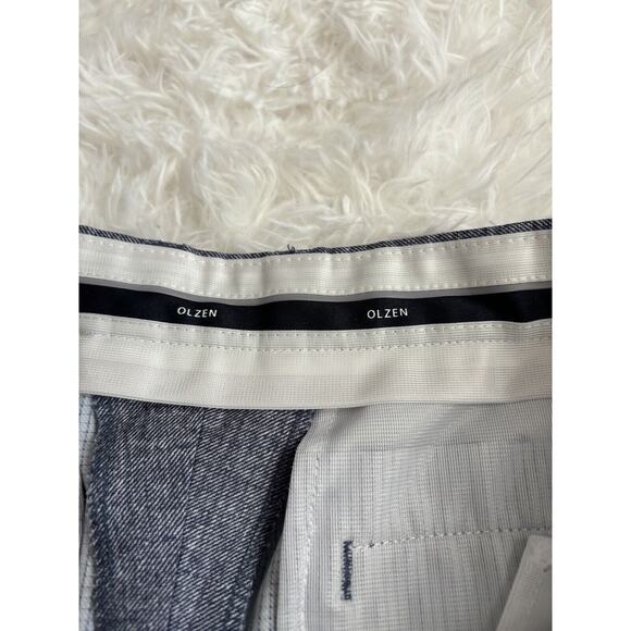 Olzen Standard Fit “ Invisible Prestige” Men’s Sz. 84 Blue Pants. Exc. Pair - Picture 7 of 14